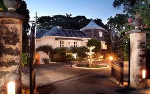 The Villa Collection Mullins Mill exterior night shot