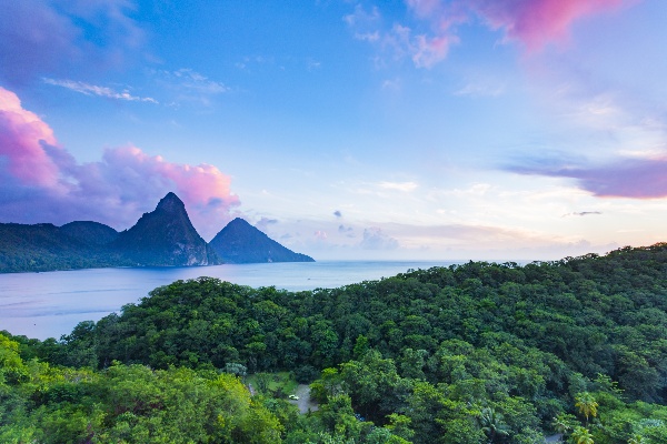 Sunrise in St Lucia