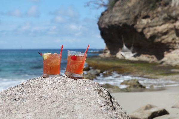 Cocktails in St Lucia